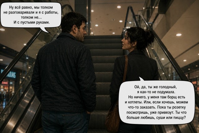 Дырявые носки - на первое свидание (комикс)