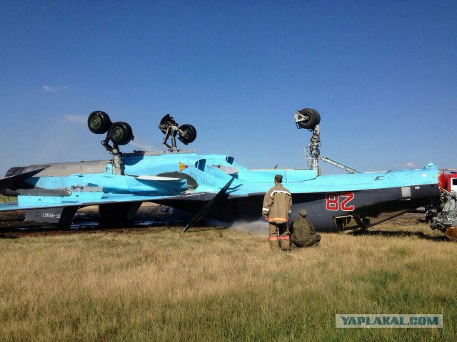 Видео аварии Су-34 в Бутурлиновке 4 июня 2015 года