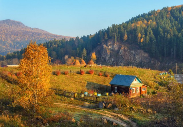 Осень в деревне
