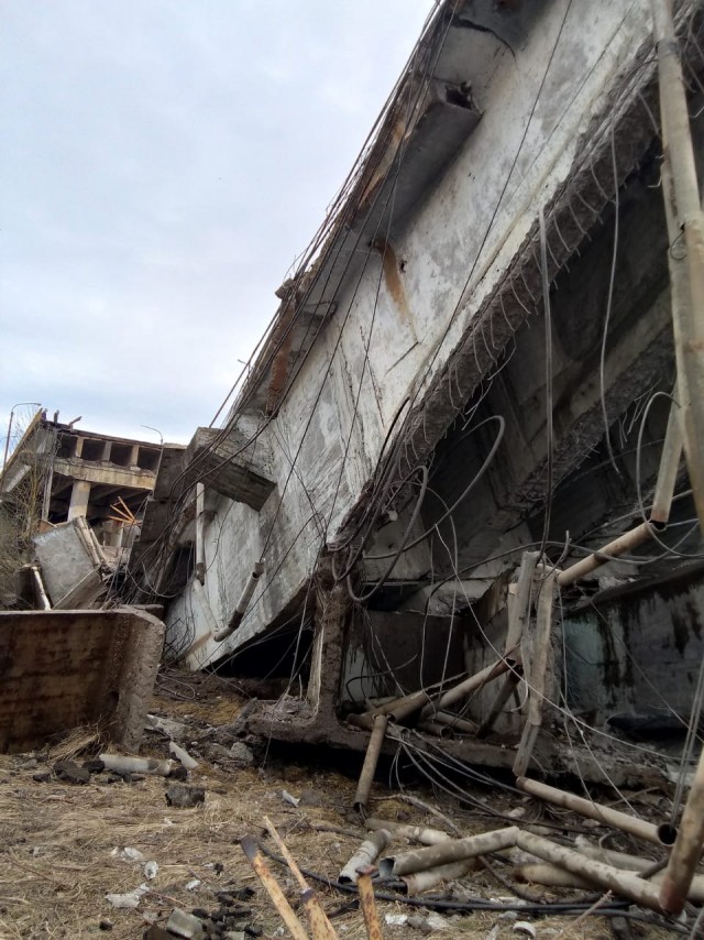 Панинский мост рухнул в Вязьме Смоленской области