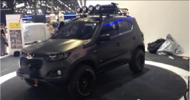 Шпионское видео концепта Chevrolet Нива