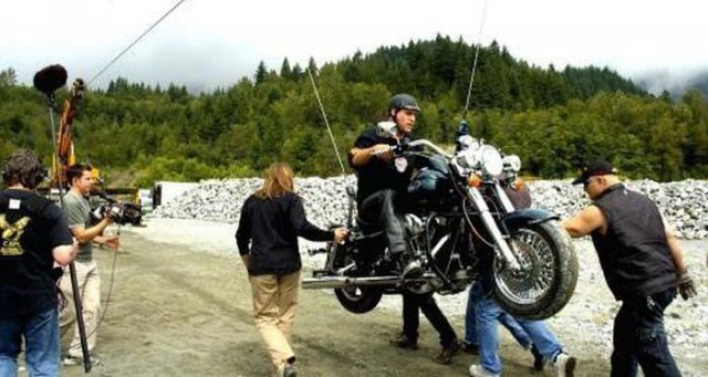 Кадры со съемочной площадки "Терминатора"