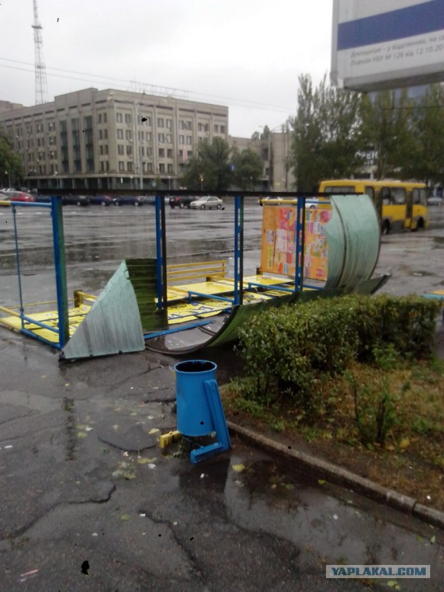 Шторм в Запорожье