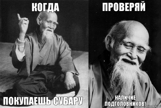 Как я машину без подголовников купил)