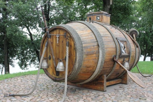 Потаенное судно, Точная копия первой русской подлодки