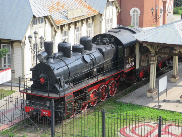 Железнодорожный музей ст. "Подмосковная" (Красный Балтиец)