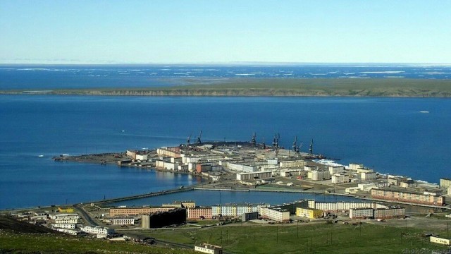 Морской переход по СМП, с п. Певек