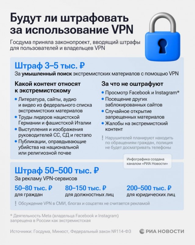 Госдума в третьем чтении приняла законопроект о штрафах за поиск запрещённой информации