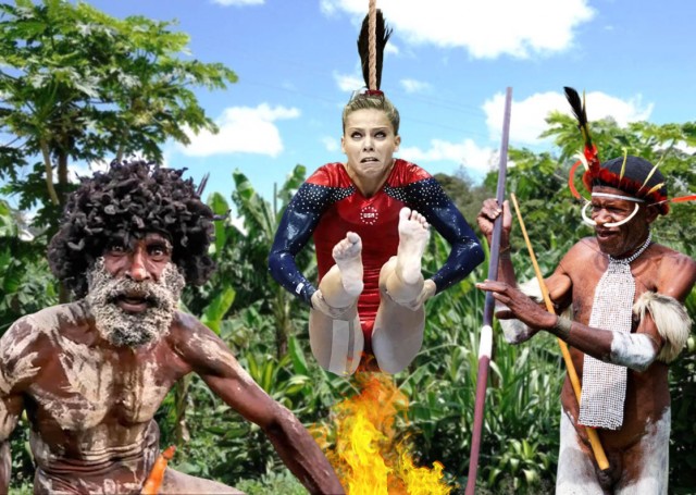 Фотожаба Гимнасточка