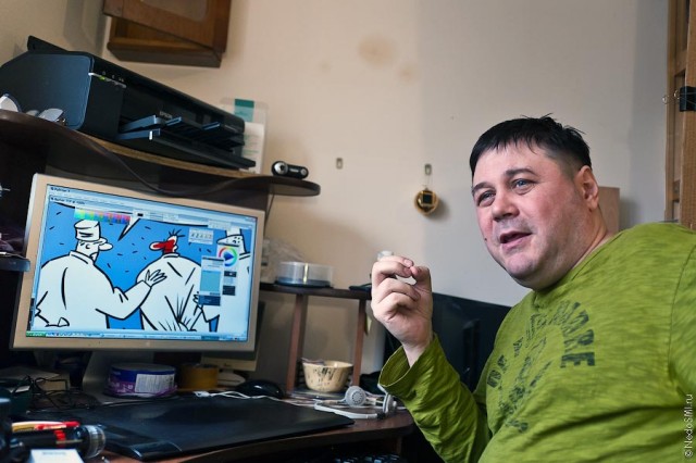 Будни карикатуриста