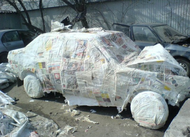 Покраска авто валиком -