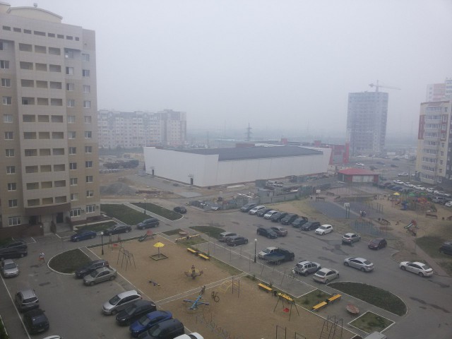 Туман в Челябинске,Уфе ,Тюмени