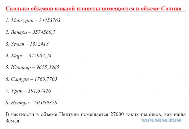 Масштабы вселенной или