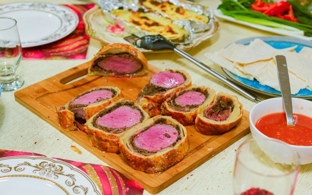 Кулебяка по английски или говядина веллингтон (beef wellington)