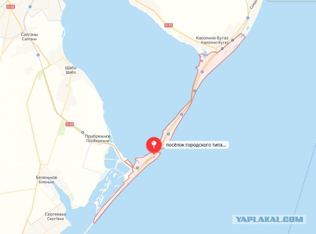 Карта затока одесская