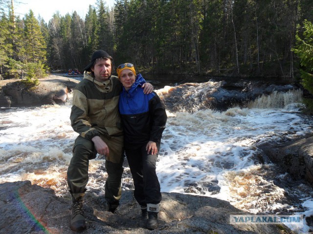 Река Уксунйоки (Укса). Карелия. Сплав по большой воде. Фотоотчет