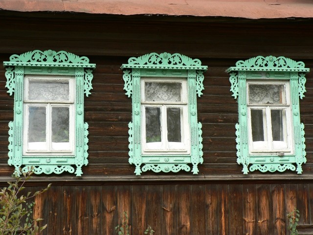 г.Семёнов. Наличники на окна (82 фото)