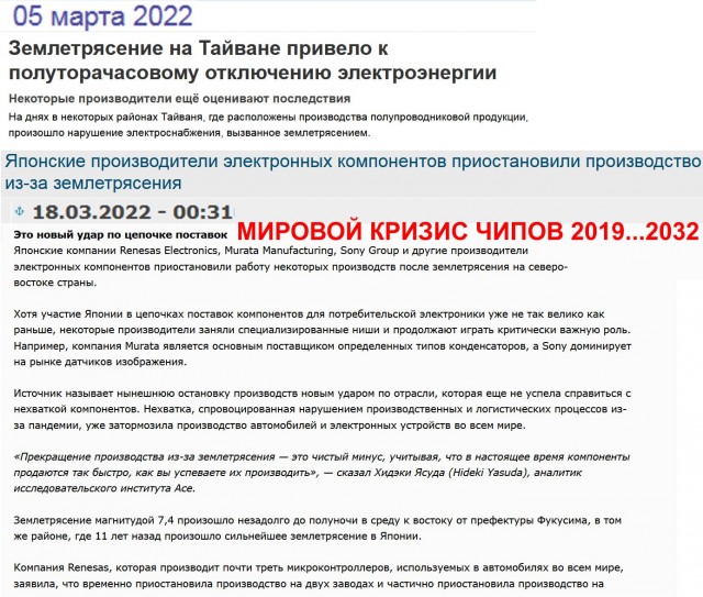 Тайваньские власти запретили экспорт в Россию и Беларусь чипов с тактовой частотой более 25 МГц