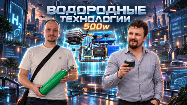 испытали водородную ячейку на 500 ватт