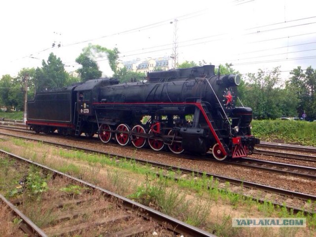 Паровоз на Тушинской