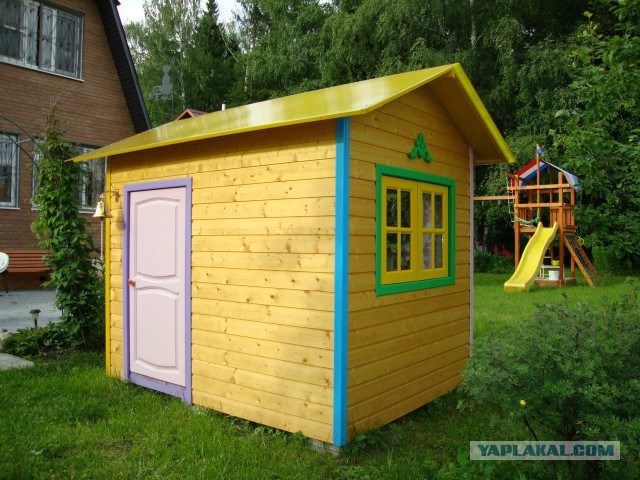 Строим детский домик