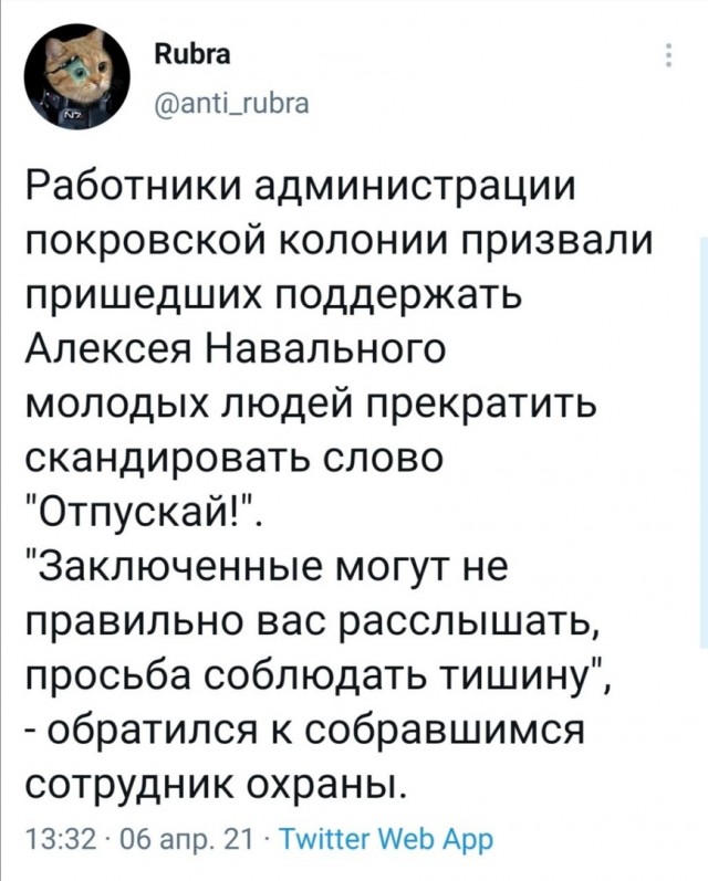«Альянс врачей» пытается прорваться в колонию к Навальному