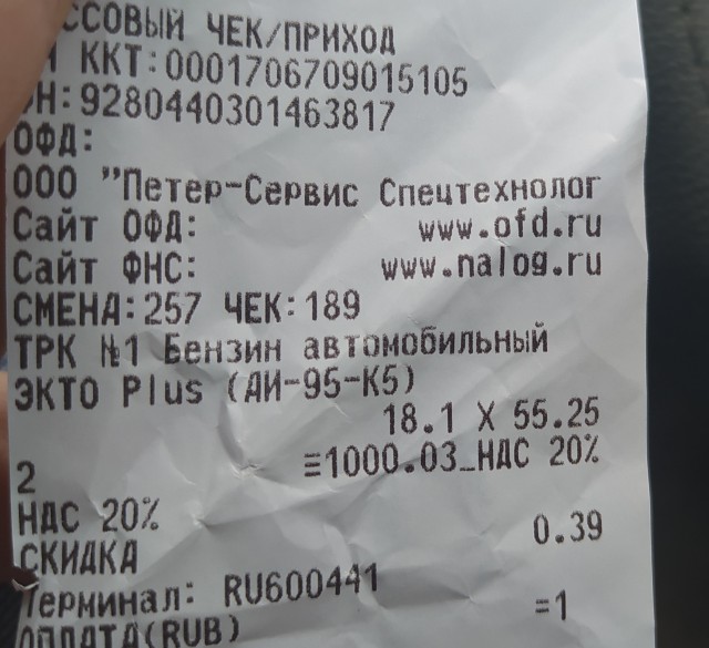 Цены на бензин в Губкинском