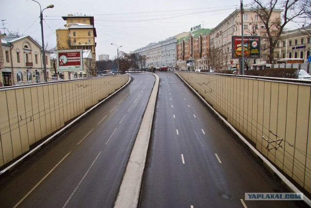 Москва. Утро. 1 января