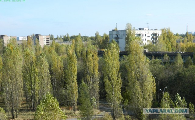 Припять с вертолета. 21 сентября 1991 год
