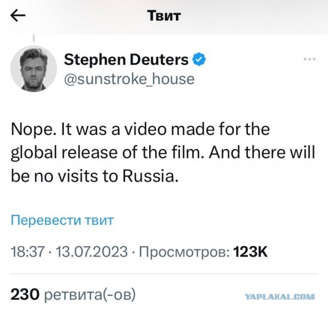 Джонни Депп обратился к россиянам перед премьерой «Жанны Дюбарри»