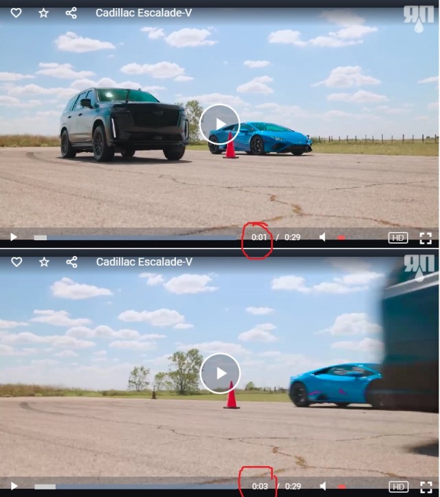Представлен 1005-сильный внедорожник Cadillac Escalade-V, который уделывает спорткар Lamborghini Huracan