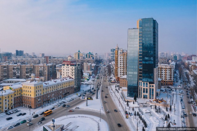 Утренний Новосибирск