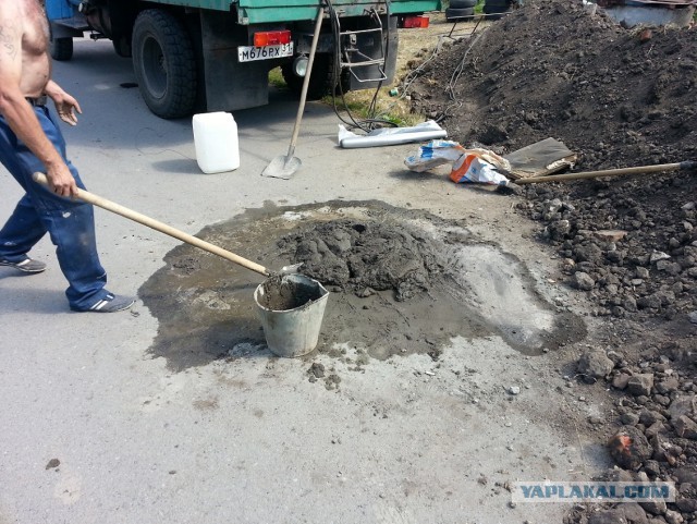 И снова о ЖКХ: Белгородская область, "ремонт" теплотрассы.