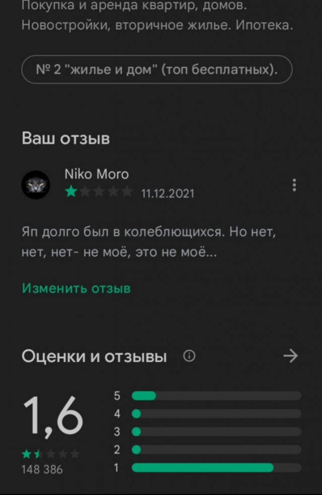 Серия #2. А Циан то жить хочет, отзывы опротестовывает, рейтинг накручивает