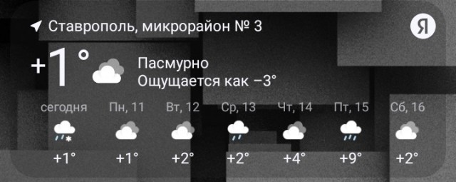 Как вам погода