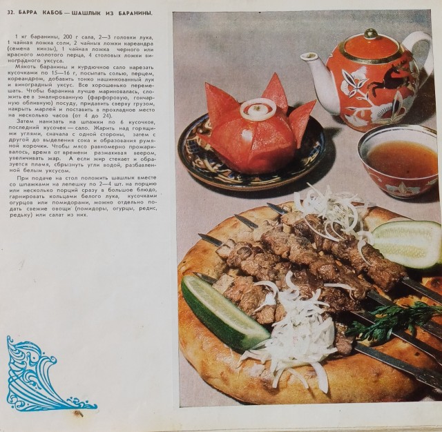 Советская Узбекская кухня, листая старые страницы.