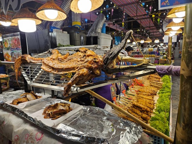 Шашл из крокодила