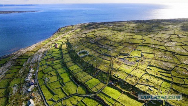 Каменные стены в Ирландии.