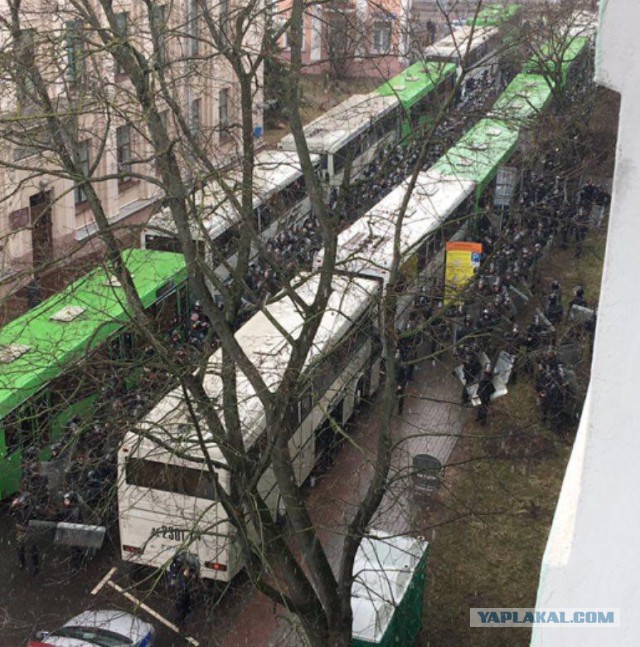 День Воли в Минске.  Власти напуганы