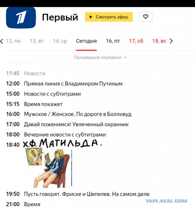Прямая линия с В. В. Путиным
