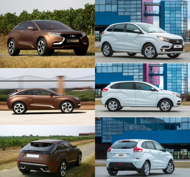 АвтоВАЗ показал сразу две новинки — кроссоверы Lada B+ Cross и Lada T-134