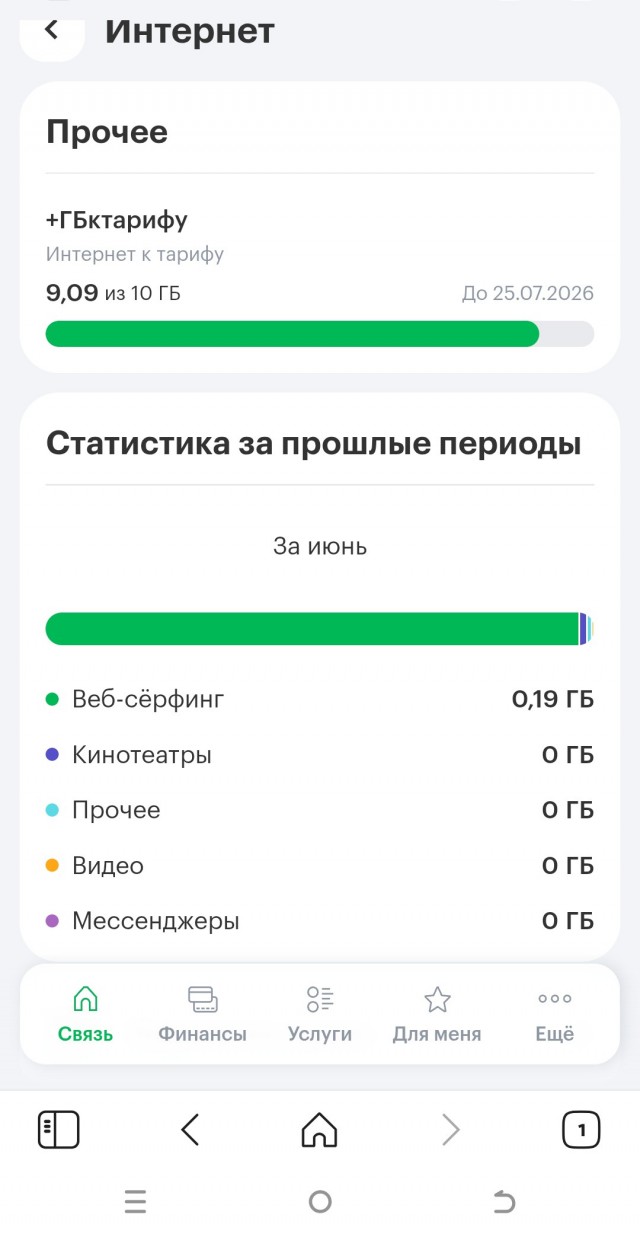 Россияне стали меньше сидеть в мобильном интернете