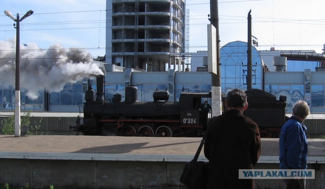 Паровоз сквозь Питерский туман