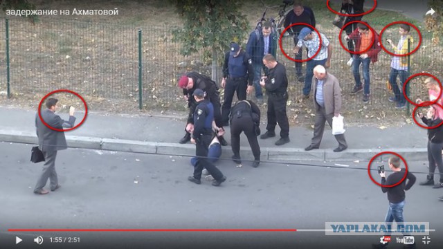 Неадекватный грузин в Киеве