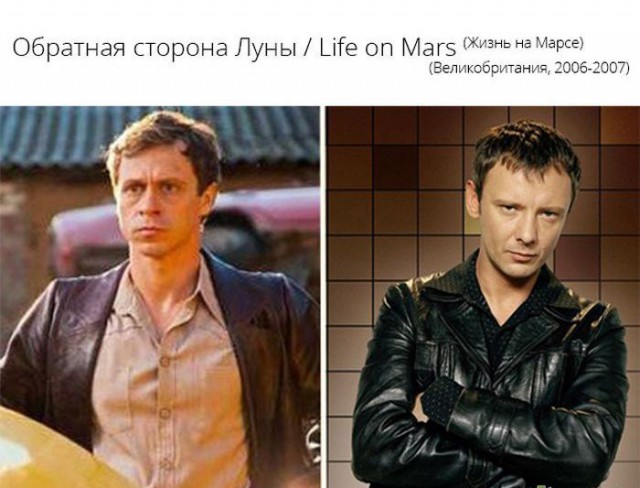 Персонажи западных сериалов и их русских копий