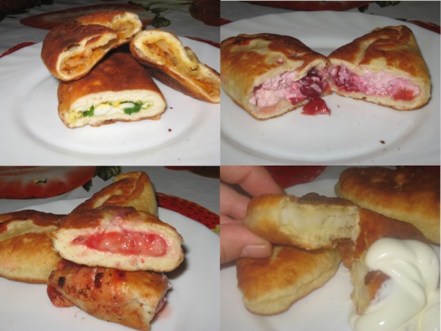 Пирожки жареные
