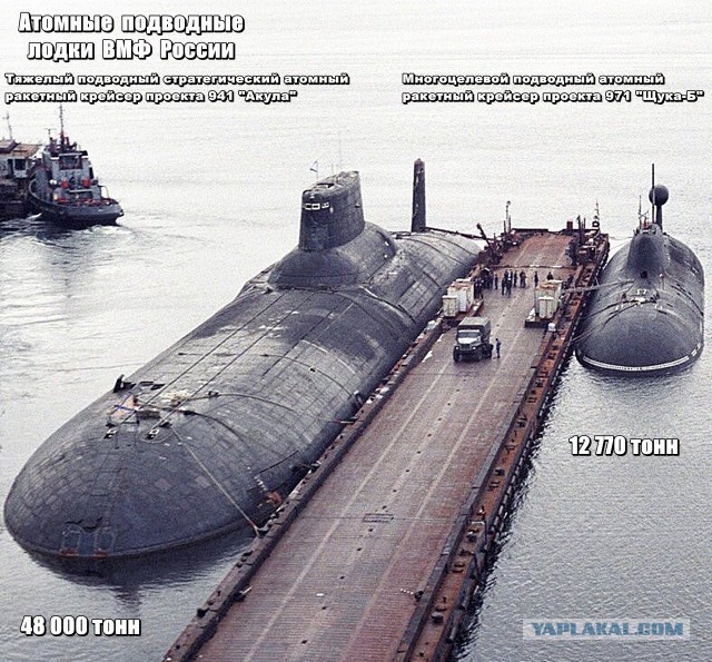 Вывод из эллинга атомного подводного ракетного крейсера «Генералиссимус Суворов»