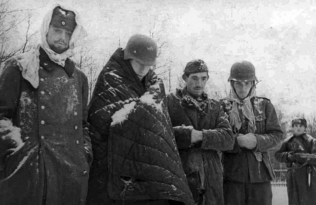 "Литовские" добровольцы замерзают....