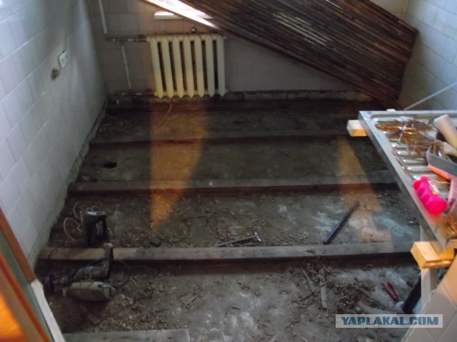 Как я пол на кухне обновил