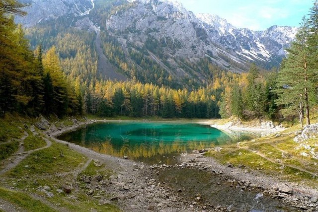 Австрийский парк, который каждое лето превращается в озеро